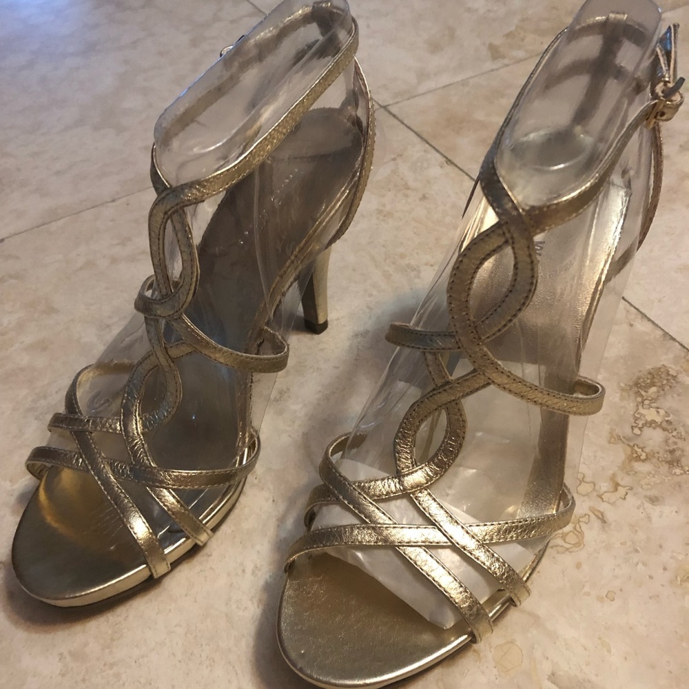 Gold heels